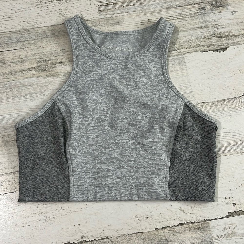 Outdoor Voices Gray Sports bra Size M